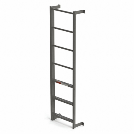 Fixed Dock Ladder, Side Step, Steel, 6ft, 6 Inch Size