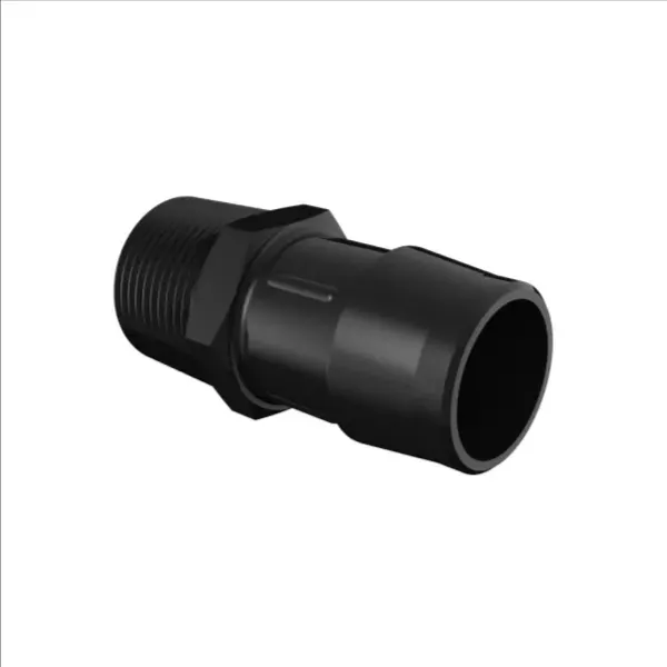 ELDON JAMES A12-16GFBN Adapter, 3/4 NPT Thread Size, 1 Inch Barb, Glass Filled Black Nylon | CJ8CPR