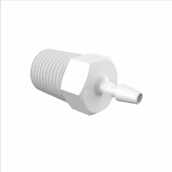 ELDON JAMES A4B-2PP Adapter, 1/4 BSPT Thread Size, 1/8 Inch Barb | CJ8DFZ