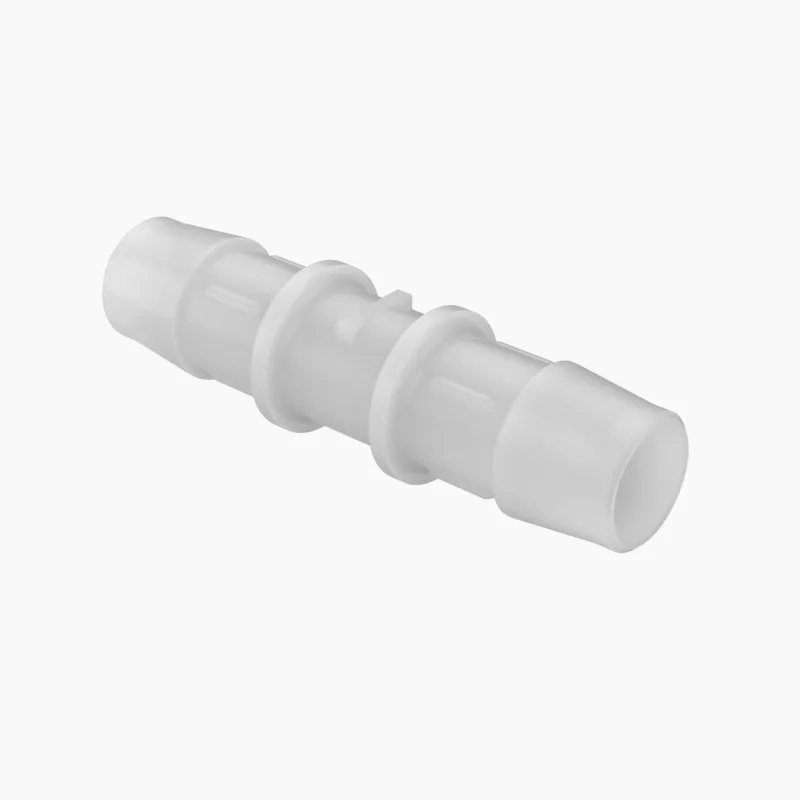 ELDON JAMES C0-10NK7 Straight Coupler, 5/8 Inch Inside Dia., Natural Kynar 740 | CJ8DZE