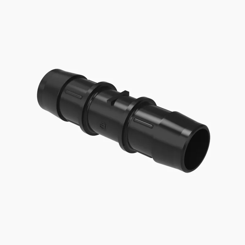 ELDON JAMES C0-16BN Straight Coupler, 1 Inch Inside Dia., Black Nylon | CJ8EBC