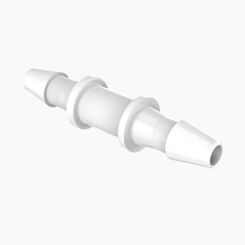 ELDON JAMES C0-2-200WP Straight Coupler, 1/8 Inch Inside Dia., White Polypropylene | CJ8ECY