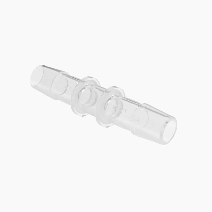 ELDON JAMES C0-6PP Straight Coupler, 3/8 Inch Inside Dia., Non Animal Derived Polypropylene | CJ8EFW