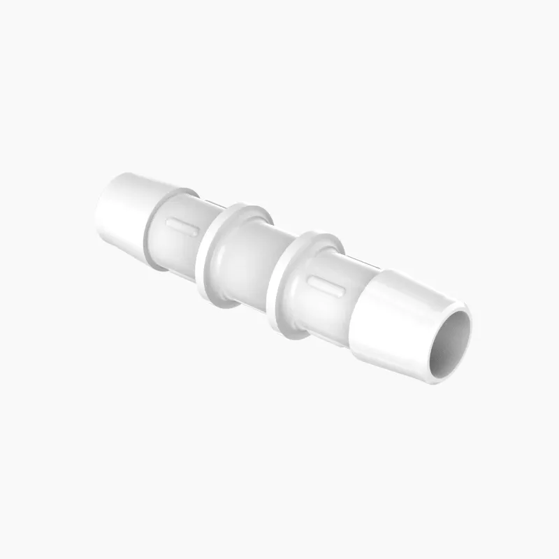 ELDON JAMES C0-8AC Straight Coupler, 1/2 Inch Inside Dia., Acetal | CJ8EGB