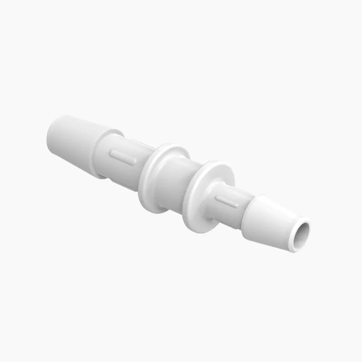 ELDON JAMES C4-3WN Reduction Coupler, 1/4 x 3/16 Inch Inside Dia., White Nylon | CJ8EVX