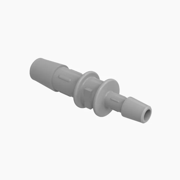 ELDON JAMES C5-3PVDF Reduction Coupler, 5/16 x 3/16 Inch Inside Dia., PVDF | CJ8EWY