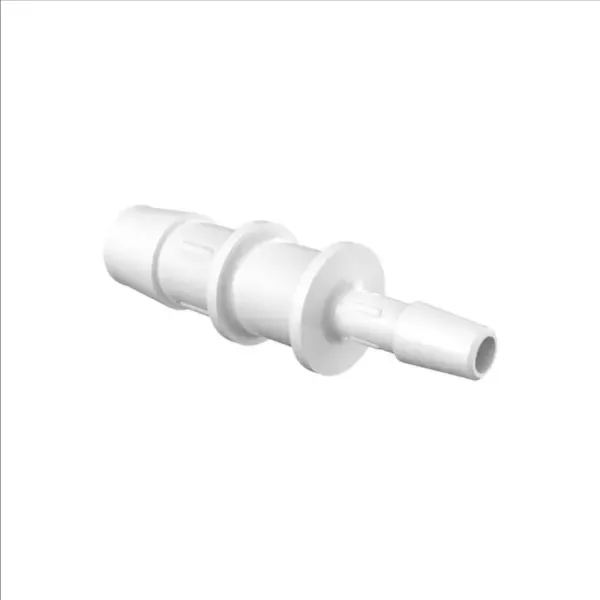 ELDON JAMES C8-4NK7 Reduction Coupler, 1/2 x 1/4 Inch Inside Dia., Natural Kynar 740 | CJ8EZZ