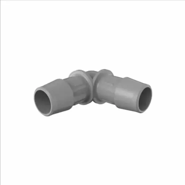 ELDON JAMES L0-10PVDF Elbow, 5/8 Inch Inside Dia., Gray Kynar 740 | CJ8FFJ