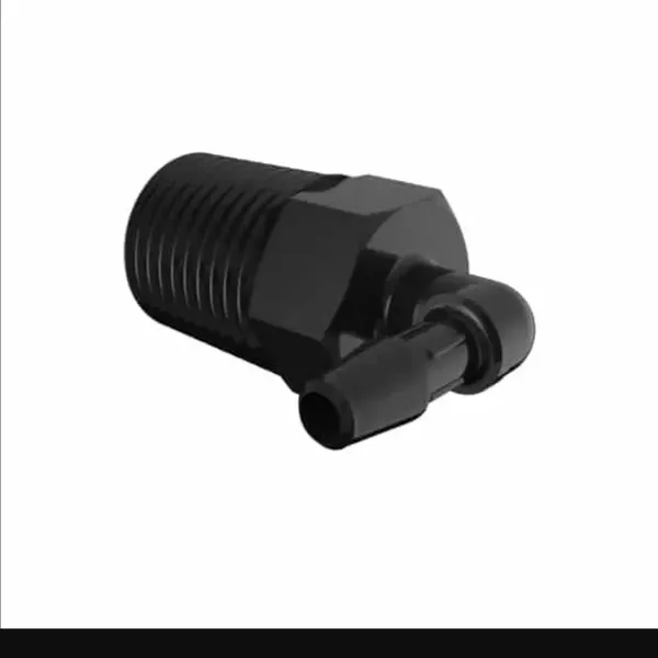 ELDON JAMES L4-2.5BN Black Nylon Elbow, 1/4 NPT Thread Size, 5/32 Inch Inside Dia. | CJ8FZY