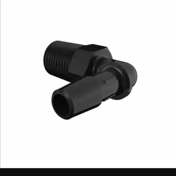 ELDON JAMES L4B-5BN Black Nylon Elbow, 1/4 BSPT Size, 5/16 Inch Inside Dia. | CJ8GEG