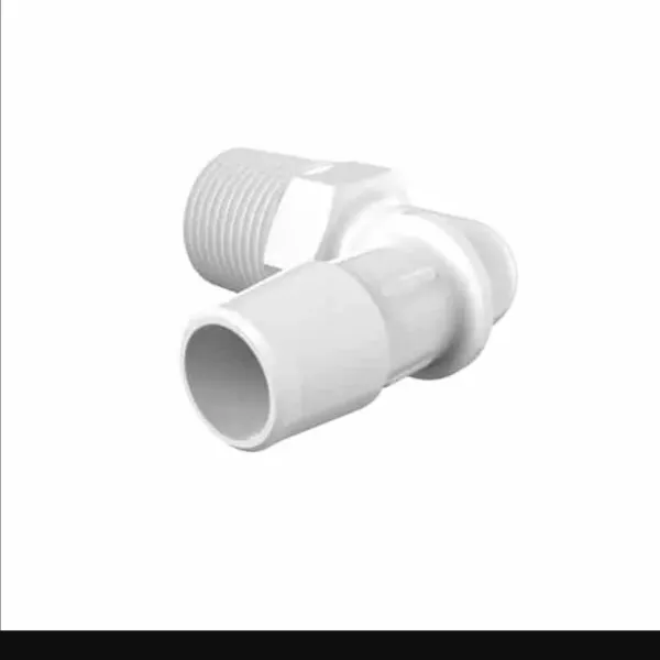 ELDON JAMES L6-8PP Non Animal Derived Polypropylene Elbow, 3/8 NPT Size, 1/2 Inch Inside Dia. | CJ8GHA