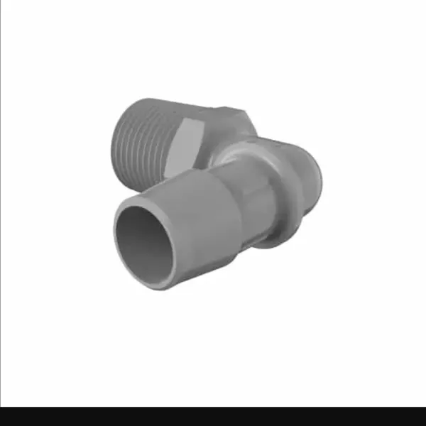 ELDON JAMES L8-10PVDF Elbow, 1/2 NPT Thread Size, 5/8 Inch Inside Dia., Gray Kynar 740 | CJ8GKC