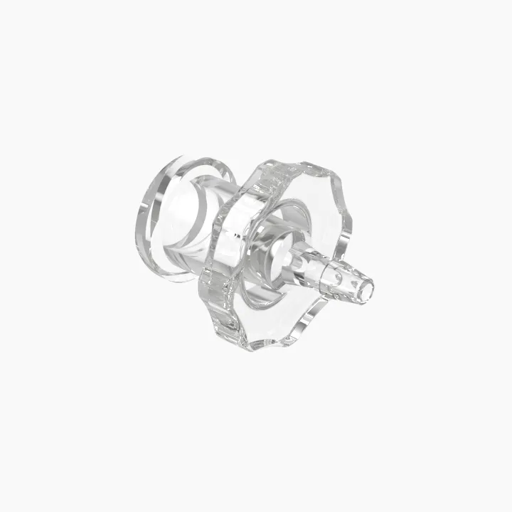 ELDON JAMES LF-1CVU-QC Female Luer, 1/16 Inch Inside Dia., Crystal QC | CJ8GQU