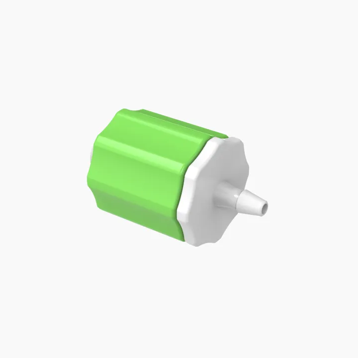 ELDON JAMES LMSLN-1MN-L-QC Stationary Male Luer, Lock 1/16 Barb Size, Medical Nylon, Lime | CJ8HKG