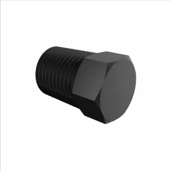 ELDON JAMES P4BBN Black Nylon Plug, 1/4 BPT Size | CJ8JEX