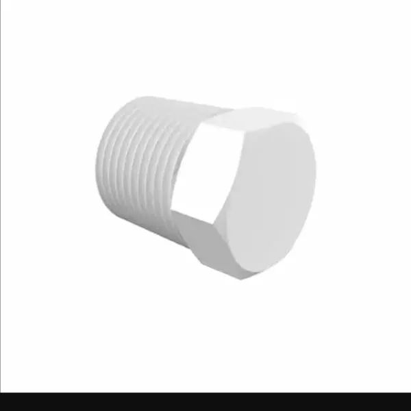 ELDON JAMES P6BWP White Polypropylene Plug, 3/8 BSPT Size | CJ8JGD