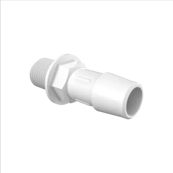 ELDON JAMES PM4S-8NN Panel Mount, 1/4 NPSM Thread Size, 1/2 Inch Barb, Natural Nylon | CJ8JNQ