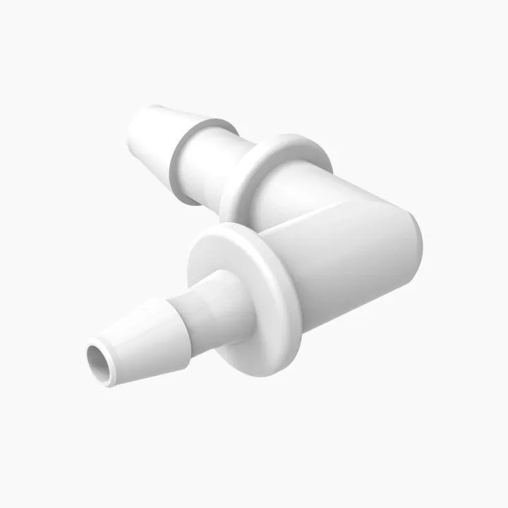 ELDON JAMES RL1.5-1-200NN Reduction Elbow, 3/32 x 1/16 Inch Barb, Natural Nylon | CJ8JRD