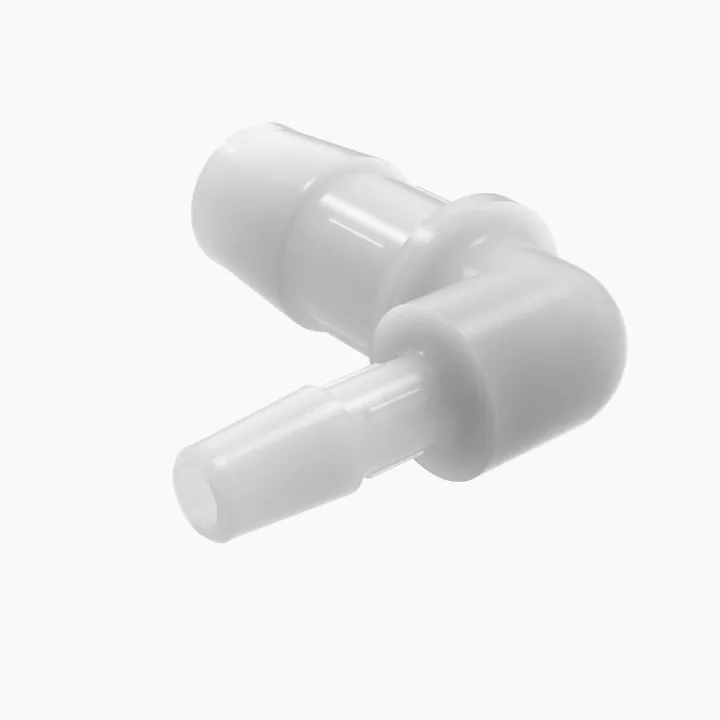 ELDON JAMES RL8-4NK7 Reduction Elbow, 1/2 x 1/4 Inch Size, Natural Kynar 740 | CJ8JUR