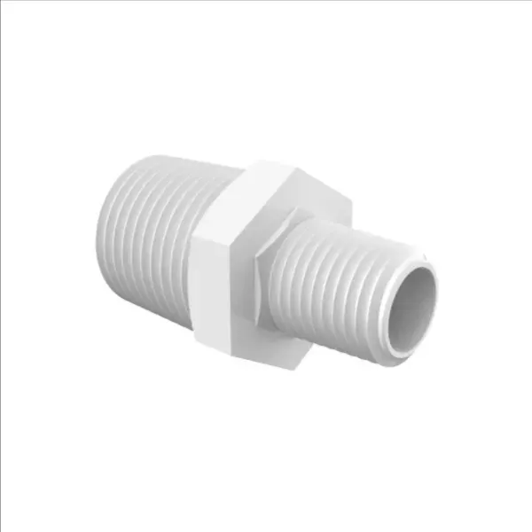 ELDON JAMES RN8-2PP Conversion Nipple, 1/2 x 1/8 NPT Size, Non Animal Derived Polypropylene | CJ8JXG