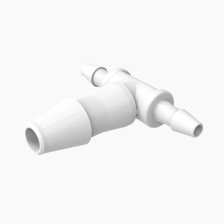 ELDON JAMES RT1-2-200NN Reduction Tee, 1/16 x 1/8 Inch Barb, Natural Nylon | CJ8KAC