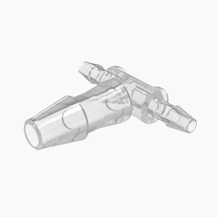 ELDON JAMES RT1-2-200PP-QC Reduction Tee, 1/16 x 1/8 Inch Barb, Polypropylene QC | CJ8KAE