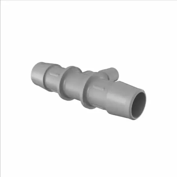 ELDON JAMES RT10-6PVDF Reduction Tee, 5/8 x 3/8 Inch Barb, Grey Kynar 740 | CJ8JZA