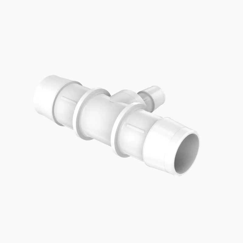 ELDON JAMES RT16-8NN Barbed Recuction Tee, 1 x 1/2 Inch Size | CJ8KCA