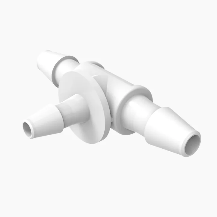 ELDON JAMES RT2-1.5-200NN Reduction Tee, 1/8 x 3/32 Inch Barb, Natural Nylon | CJ8KCU