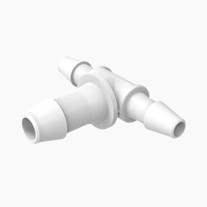 ELDON JAMES RT2-3-200NN Reduction Tee, 1/8 x 3/16 Inch Barb, Natural Nylon | CJ8KDL