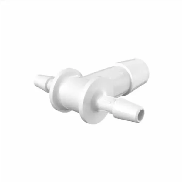 ELDON JAMES RT2.5-6PP Non Animal Derived Polypropylene Reduction Tee, 5/32 Inch Barb x 3/8 Inch Barb | CJ8KCL