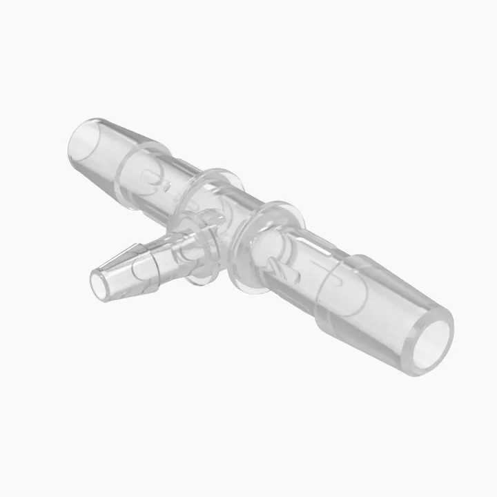 ELDON JAMES RT4-2-200PP Reduction Tee, 1/4 x 1/8 Inch Barb, Polypropylene | CJ8KET