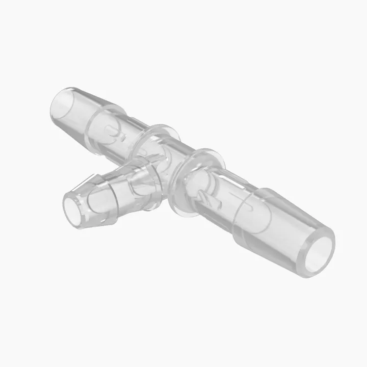 ELDON JAMES RT4-3-200PP Reduction Tee, 1/4 x 3/16 Inch Barb, Polypropylene | CJ8KFC