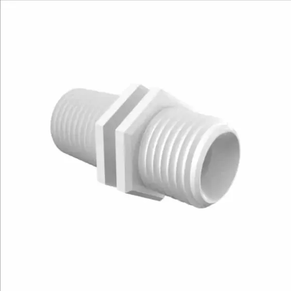 ELDON JAMES SN9-4WN White Nylon Swivel Adapter Nipple, 1/4-27 NPT Thread Size | CJ8KTY