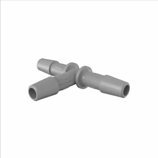 ELDON JAMES T0-4PVDF Gray PVDF Tee, 1/4 Inch Inside Dia. | CJ8LAE