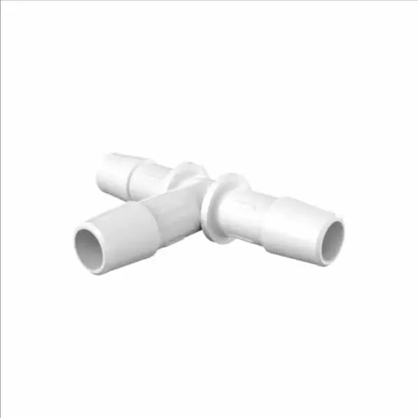 ELDON JAMES T0-6AC Acetal Barb To Barb Tee, 3/8 Inch Inside Dia. | CJ8LBA