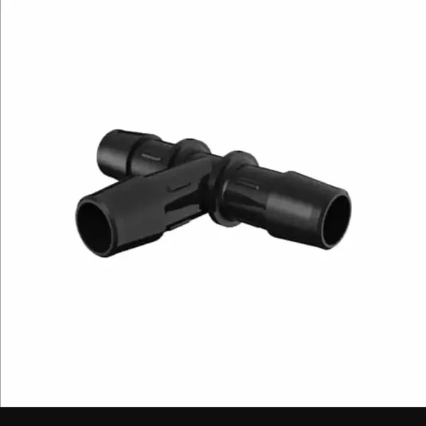 ELDON JAMES T0-8GFBN Glass Filled Black Nylon Tee, 1/2 Inch Inside Dia. | CJ8LCF