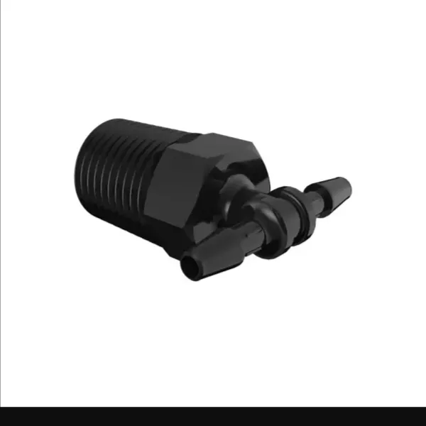 ELDON JAMES T4-2GFBN Barbed Tee, 1/4-18 NPT To 1/8 Size | CJ8LLY