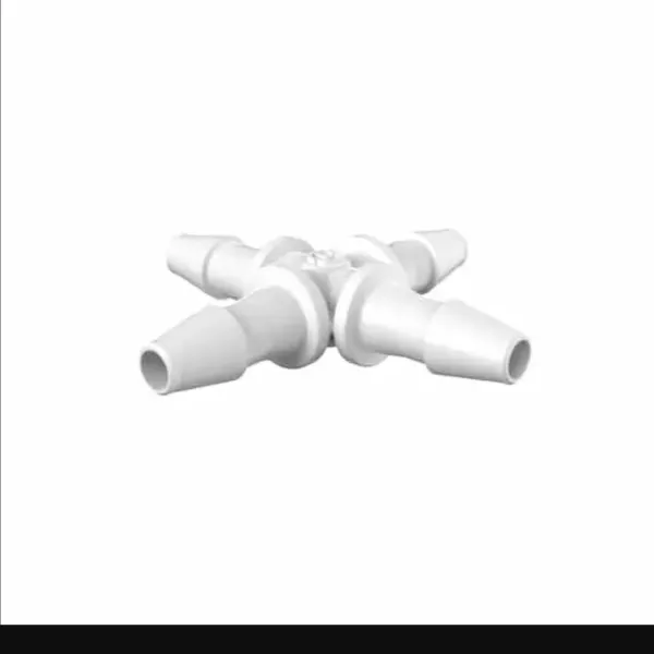 ELDON JAMES X0-2-200NN Cross, 1/8 Inch Inside Dia., Natural Nylon | CJ8LYL