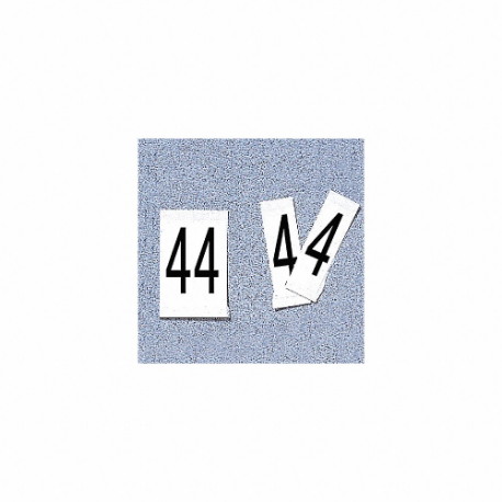 ELECTROMARK 34098W4 Number Label, 2 Inch Character Height, 4, 50 Pieces, Individual Characters, 50 PK | CP4FPQ 8WP91