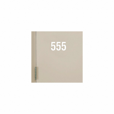 ELECTROMARK 3412135 Die Cut Number Label, 3 Inch Character Height, 5, 10 Pieces, Individual Characters, 10 PK | CP4FMC 8AHT8