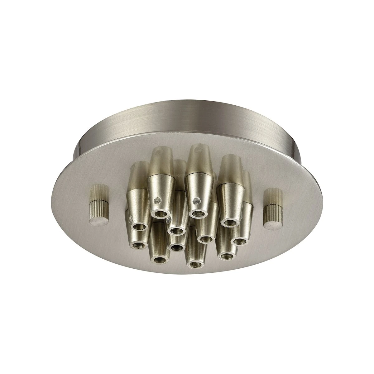 Pendant Options 12 Light Small Round Canopy Inch Satin Nickel