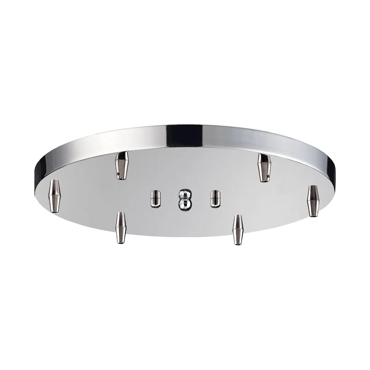 Illuminare Accessories Round Pan for 6 Lights Inch Chrome