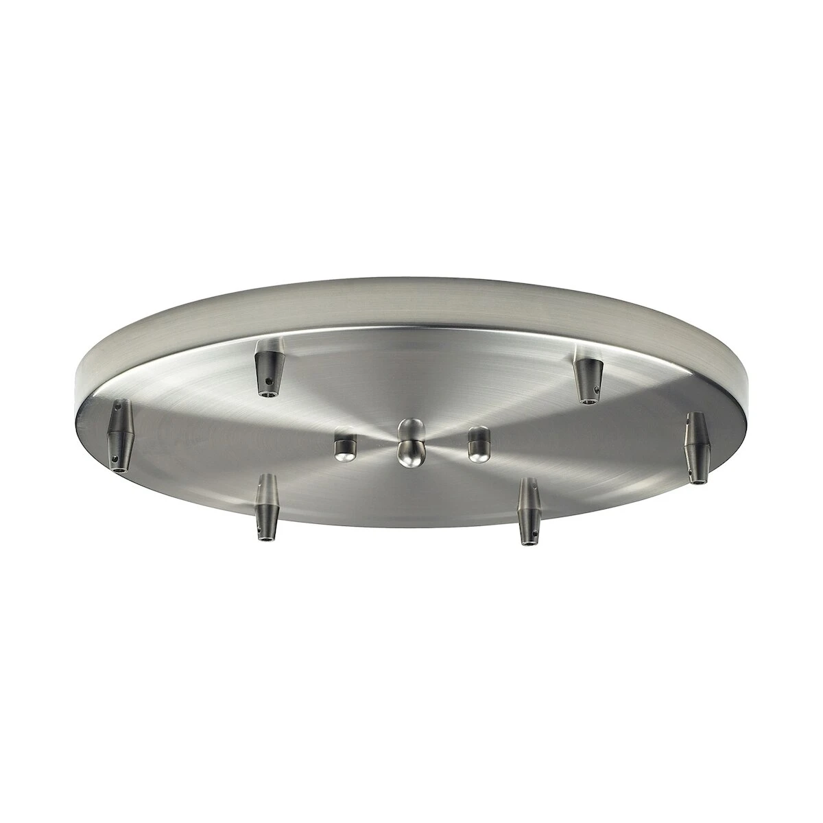 Illuminare Accessories Round Pan for 6 Lights Inch Satin Nickel