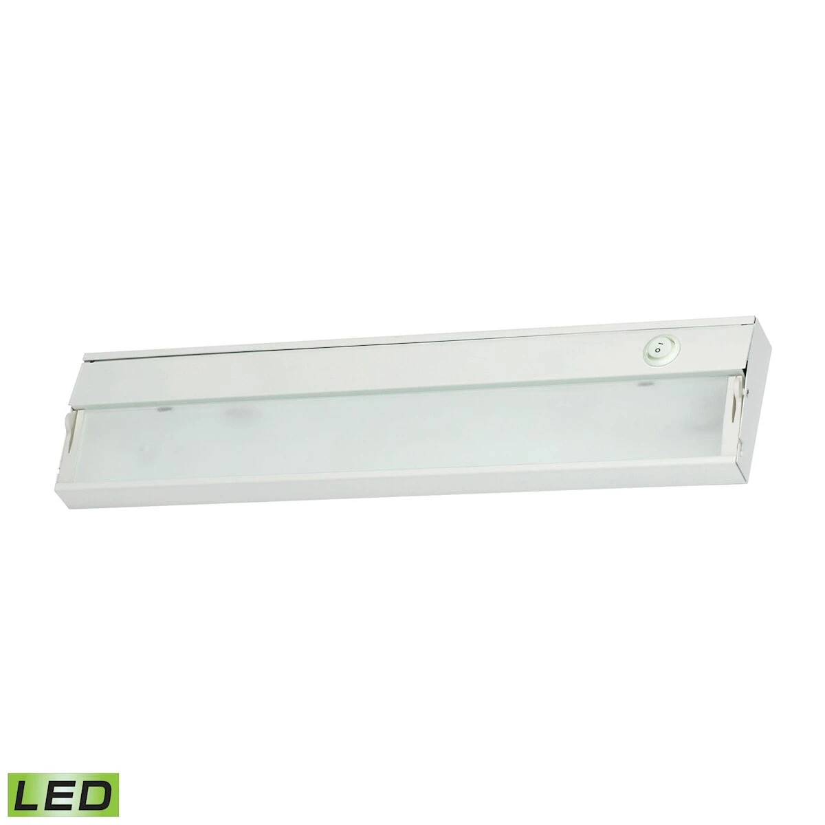 ZeeLED 2-Lght Under-cabinet Lght Inch Wht w/Diffused Glass, LED