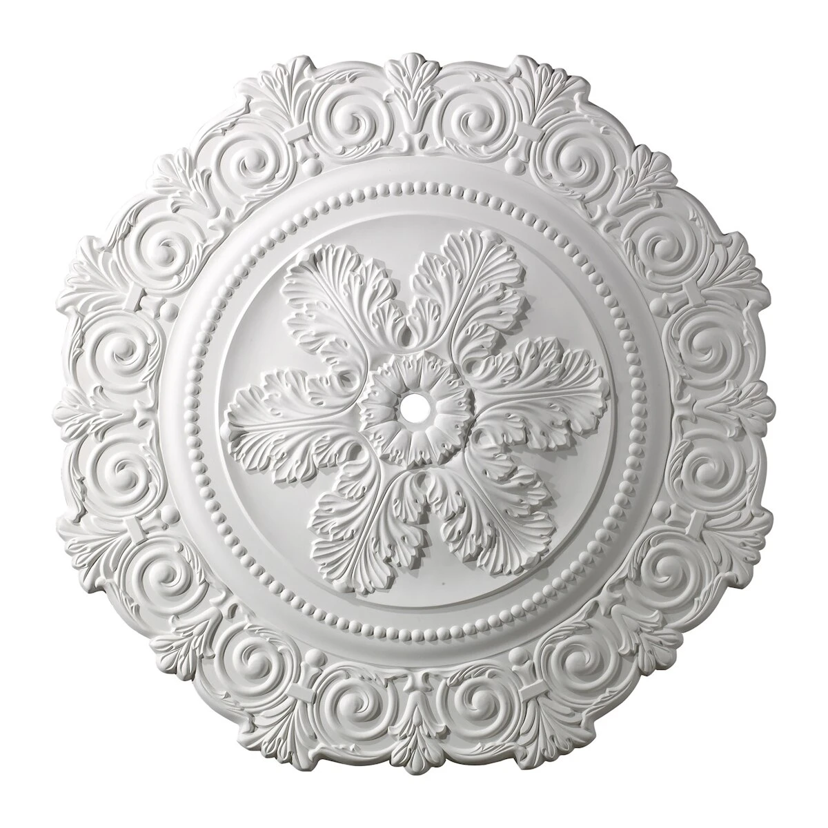 Marietta Medallion 33 Inch Inch White Finish