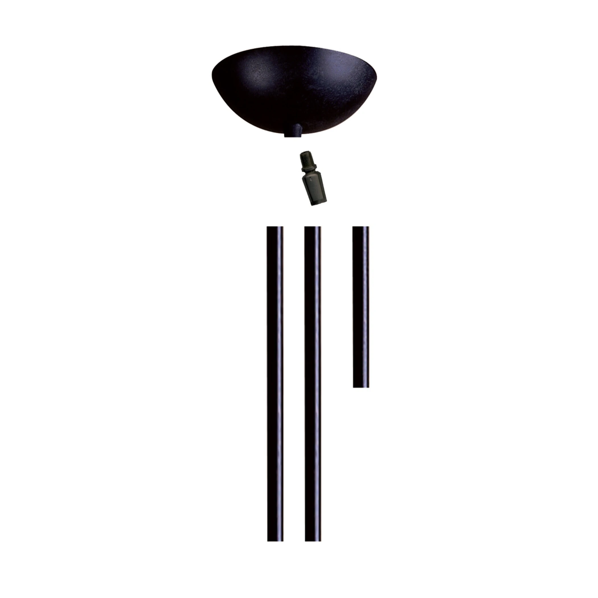 Illuminare Accessories Rod Kit 1 6 Inch Size, 2 12 Inch extensions Inch Drk Rust