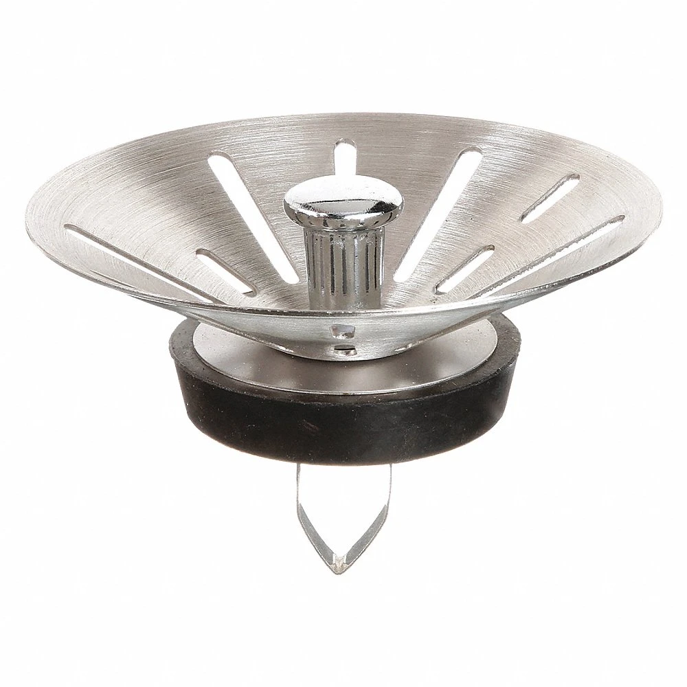 ELKAY 72002160 Basket Strainer, Silver, Brass, 5 3/4 Inch Height | CH9QQJ 34J864