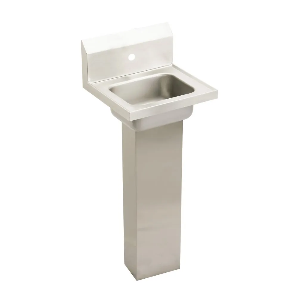 ELKAY CHSP17161 Handwash Sink, Splash, 12 x 9 1/4 Inch Bowl Size, 6 Inch Bowl Depth, 1 Faucet Hole | CJ2KFP 52JY57
