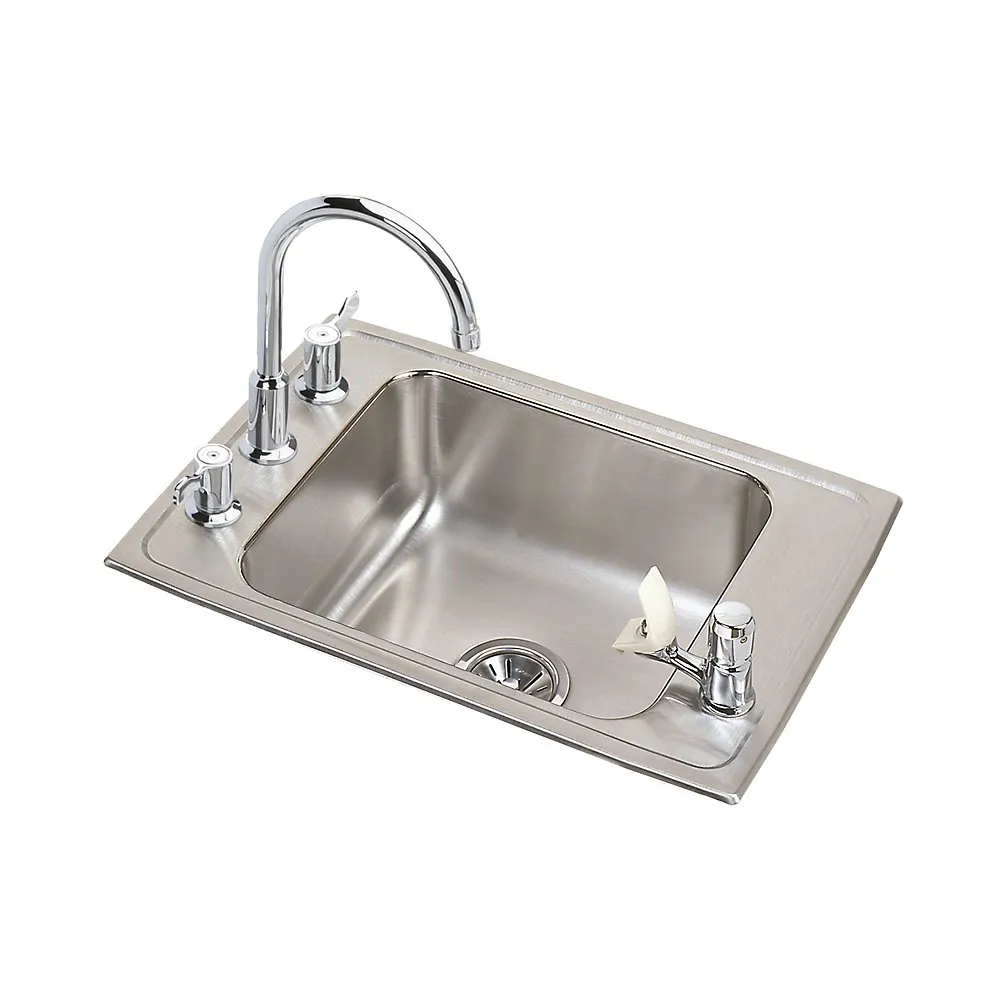 ELKAY DRKAD251750C Drop-in Classroom Sink Package 25 Inch Length | AA3RYT 11U323
